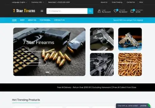 7starfirearms.online Screenshot