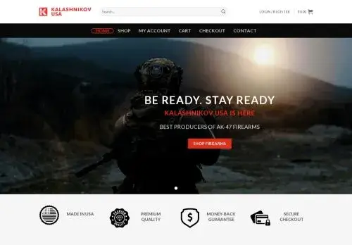 Ak-firearms.com Screenshot