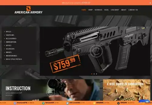 American-armory.com Screenshot