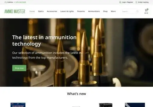 Ammo-master.com Screenshot