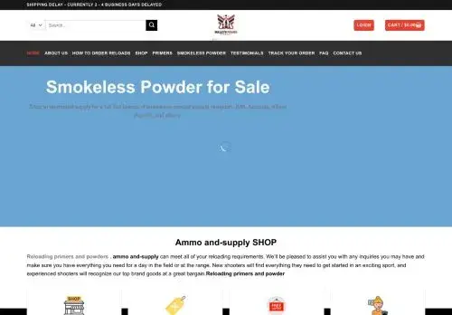 Ammoand-supply.com Screenshot