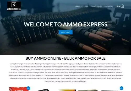 Ammoexpres.com Screenshot
