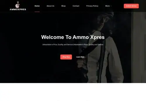 Ammoxpres.com Screenshot