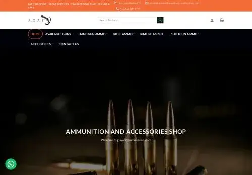 Ammunitionandaccessoriesshop.com Screenshot
