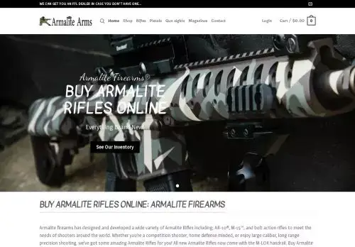Armalitearms.com Screenshot
