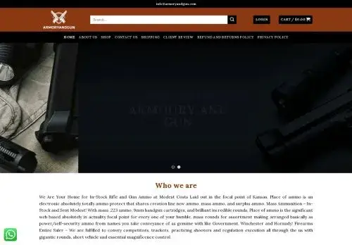 Armoryandgun.com Screenshot