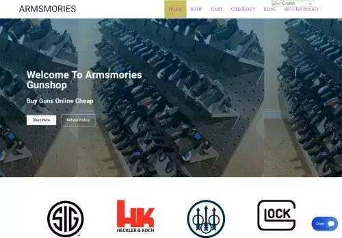 Armsmories.com Screenshot