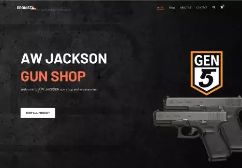 Awjacksongunshop.com Screenshot