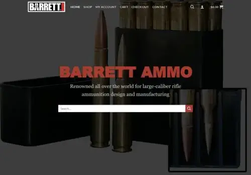 Barrettammo.com Screenshot
