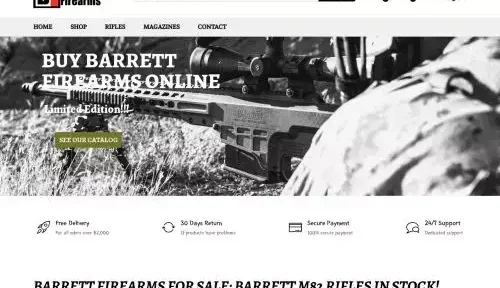 Is Barrettfirearm.com a scam or legit?