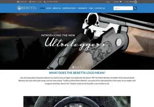 Barrettfirearms.shop Screenshot