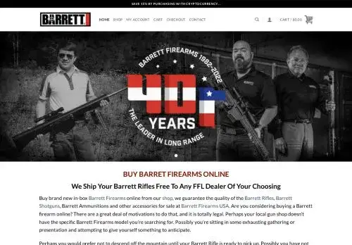 Barrettfirearms-usa.com Screenshot