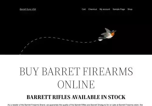 Barrettgunshop.com Screenshot