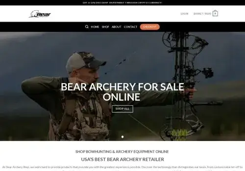 Beararcheryshop.com Screenshot