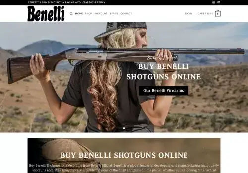 Benelliofficial.com Screenshot