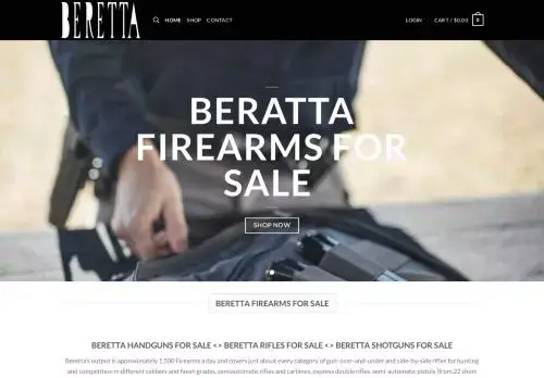 Berettafirearmdeals.com Screenshot