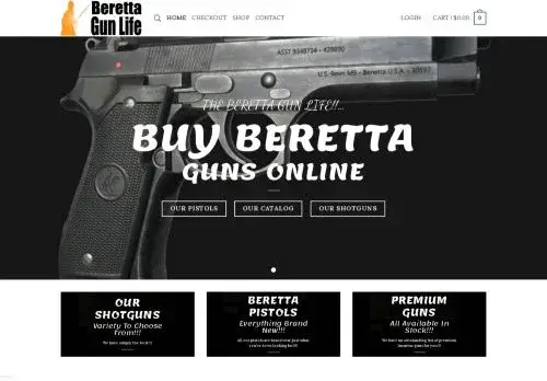 Berettagunlife.com Screenshot