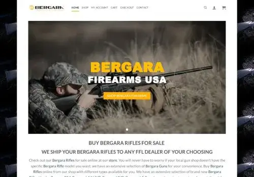 Bergarafirearmsusa.com Screenshot