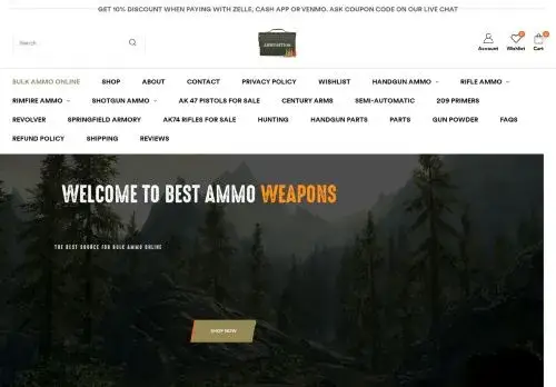 Bestammoweapons.com Screenshot