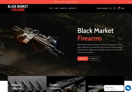Blackmarket-firearms.com Screenshot