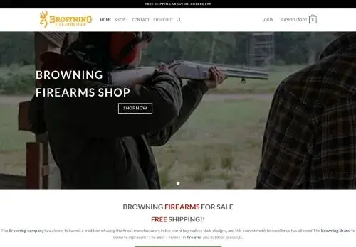 Browninggunshopusa.com Screenshot