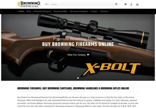 Browningofficial.com Screenshot