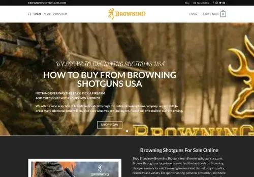Browningshotgunsusa.com Screenshot