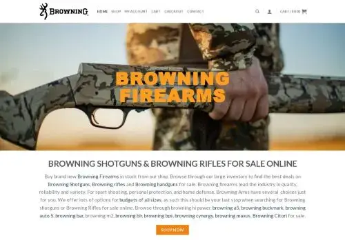 Browningusastore.com Screenshot