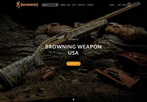 Browningweapons.com Screenshot