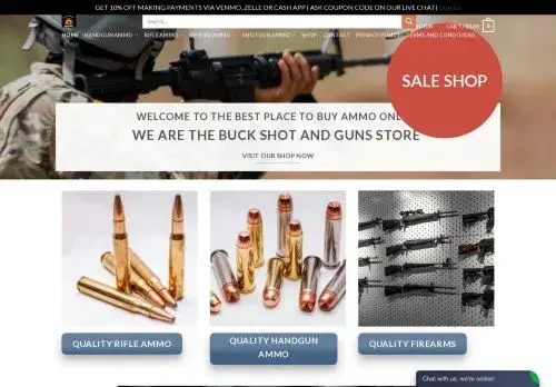 Buckshotandguns.com Screenshot