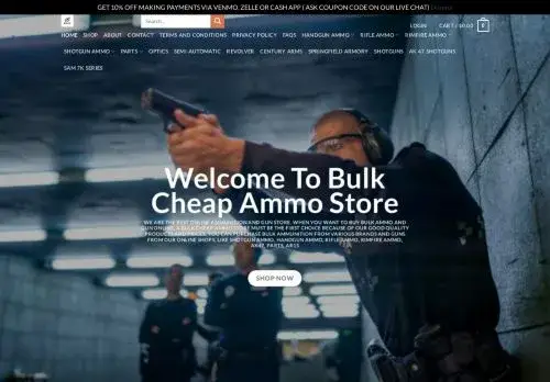 Bulkcheapammostore.com Screenshot