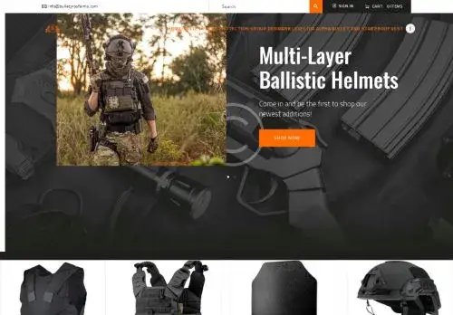 Bulletproofarms.com Screenshot