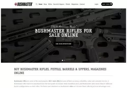 Bushmasterguns.com Screenshot