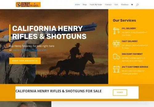 Californiahenrygunsshop.com Screenshot