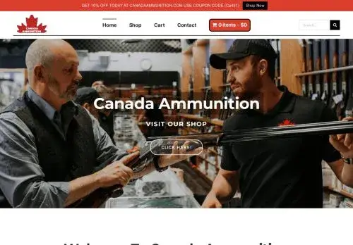 Canadaammunition.com Screenshot
