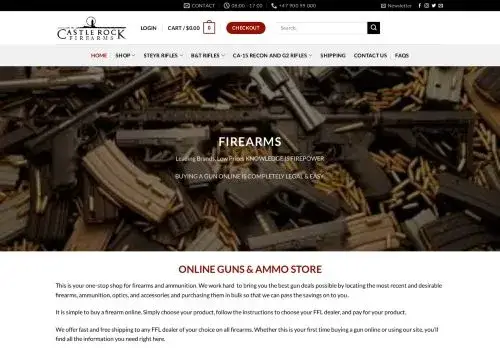 Castlerockfirearms.com Screenshot