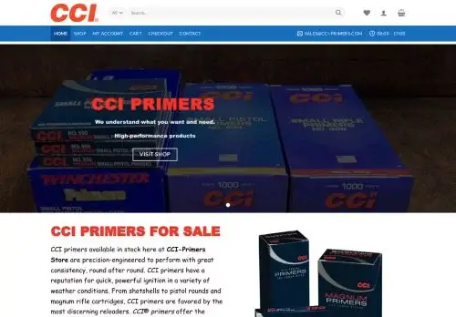 Cci-primers.com Screenshot