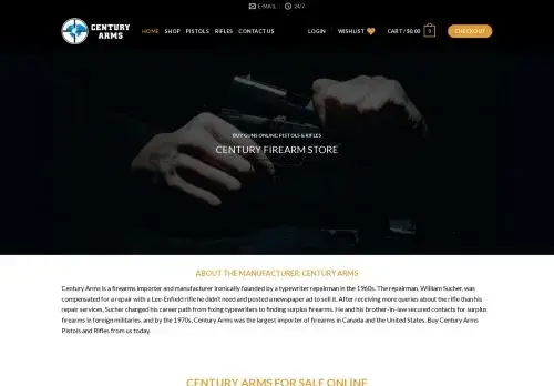 Centuryarms.shop Screenshot