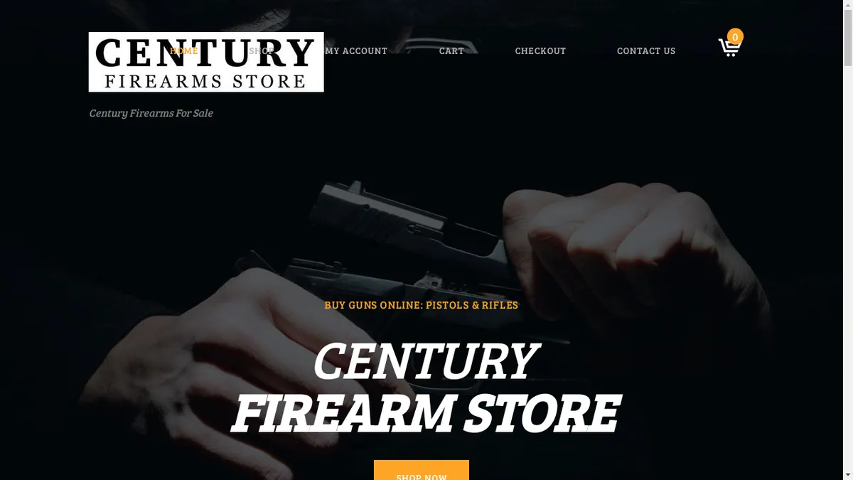 Centuryfirearmstore.com Screenshot