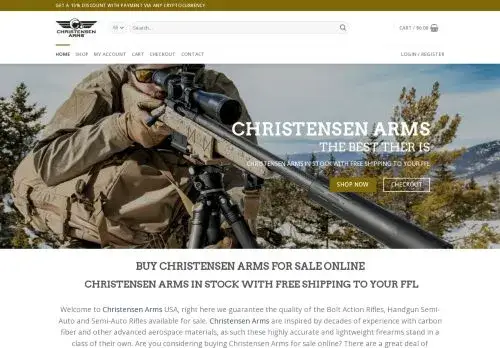 Christensenfirearmsusa.com Screenshot