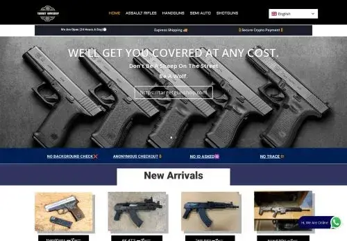 Closetargetgunshop.store Screenshot