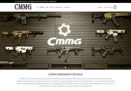 Cmmgfirearmsusa.com Screenshot