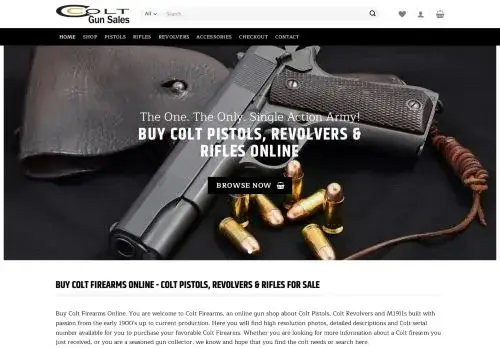 Coltgunsales.com Screenshot