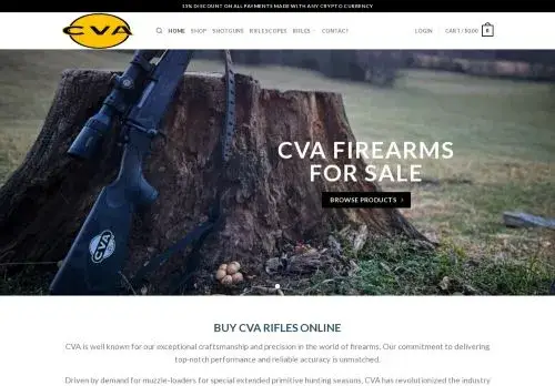Cvafirearmsusa.com Screenshot