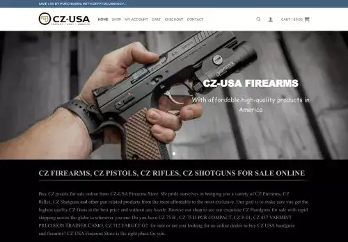 Czusagunstore.com Screenshot