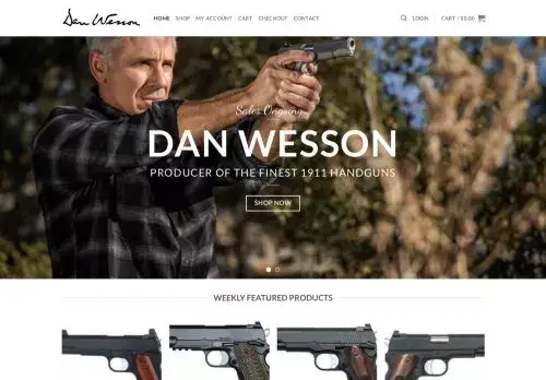 Danwessonfirearmsusa.com Screenshot