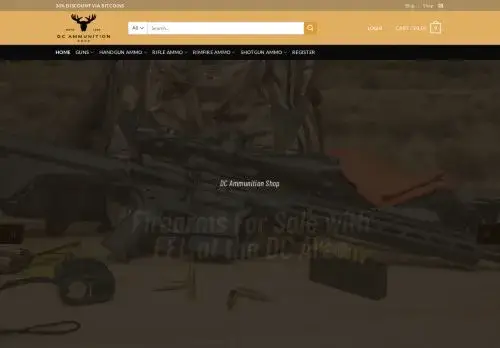 Dcammunitionshop.com Screenshot
