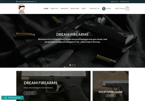 Dreamfirearms.us Screenshot