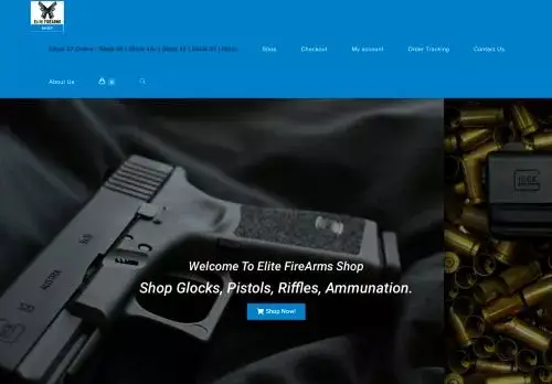 Elitefirearmshop.com Screenshot