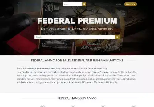 Federalammunitionsusa.com Screenshot